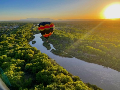 Hot Air Balloon Ride for 1 Person with Champagne (a $250 value) - Fly Albuquerque - Albuquerque, New Mexico