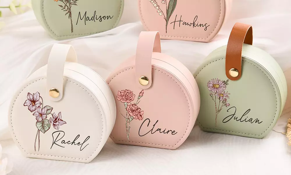Personalisierte Schmuckschatulle nach Wahl mit Namen