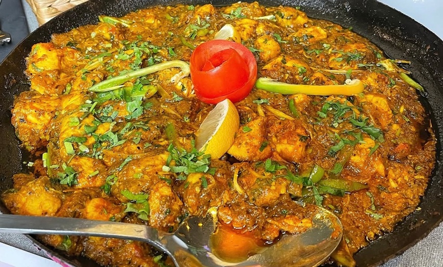 Image 2: Savor and Enjoy Starters, regular Mains, Naan/Rice, Drinks for Up to 4