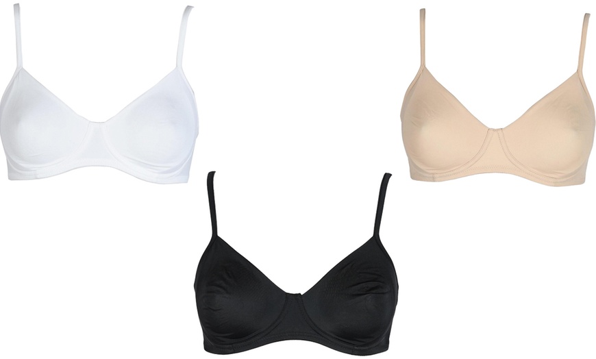 Image 11: 3 reggiseni sfoderato a balconcino Inferiore