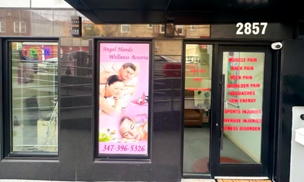 60-Minute Custom Massage with Aromatherapy, Hot Towel, and Foot Reflexology - Angel Hands Wellness Astoria