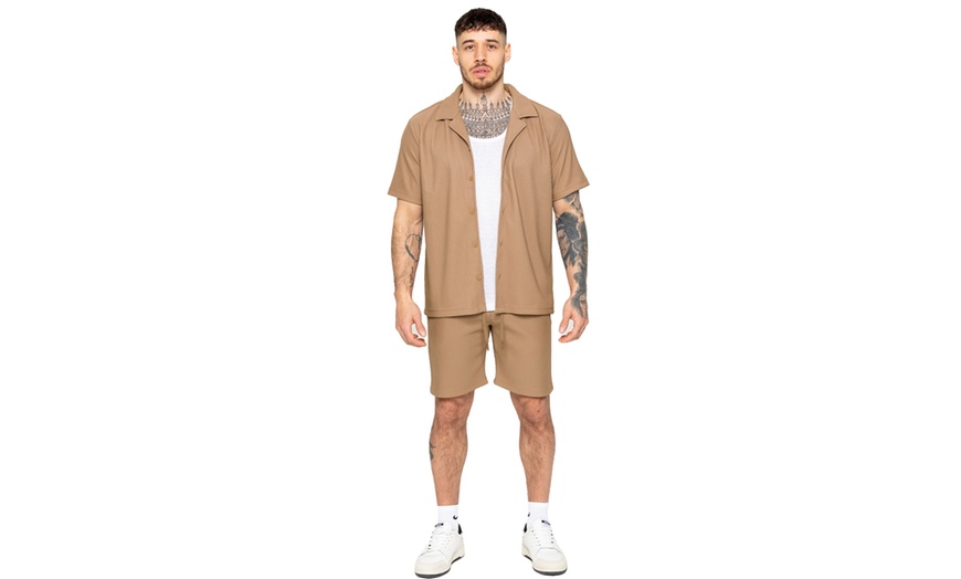 Image 13: Enzo Mens Textured Summer Outfit Set