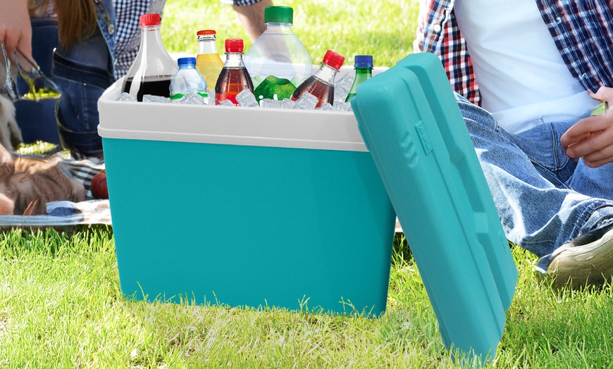 Image 21: Insulated Cooler Ice Box and Optional Ice Blocks 15L, 24L, 35L
