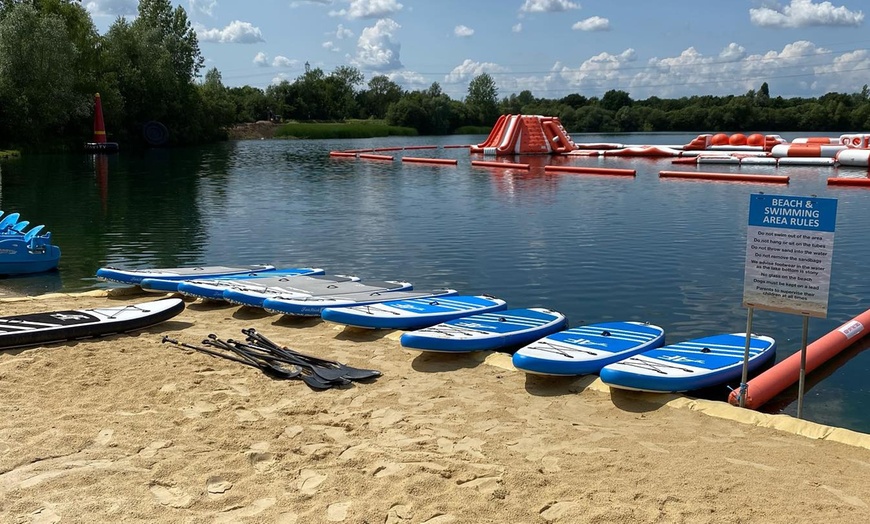 Image 2: Paddleboarding Session with Optional Wetsuit Hire for 1, 2, 3, or 4