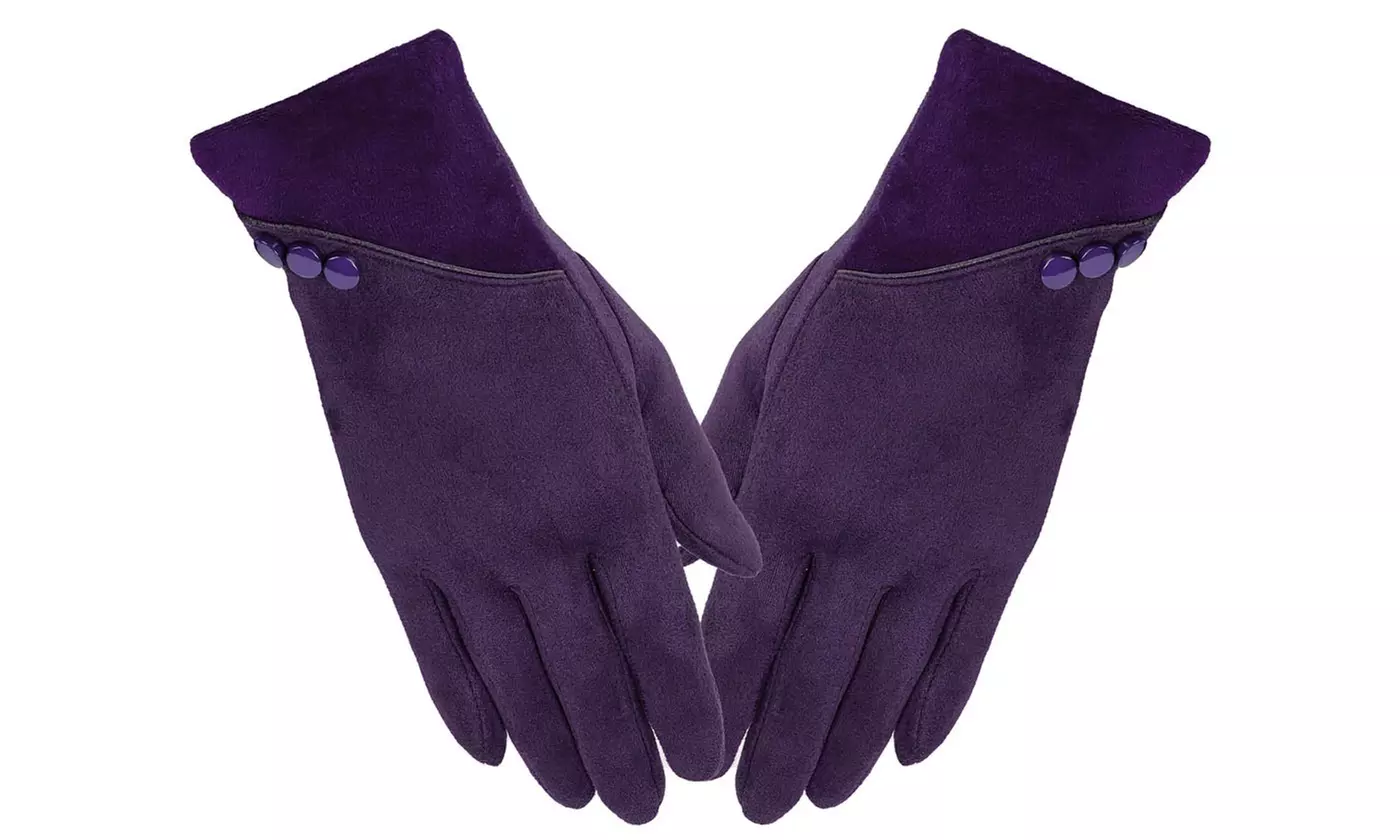 Itbelongs2u Women's Winter Gloves Fleece Lined with Touchscreen Tips