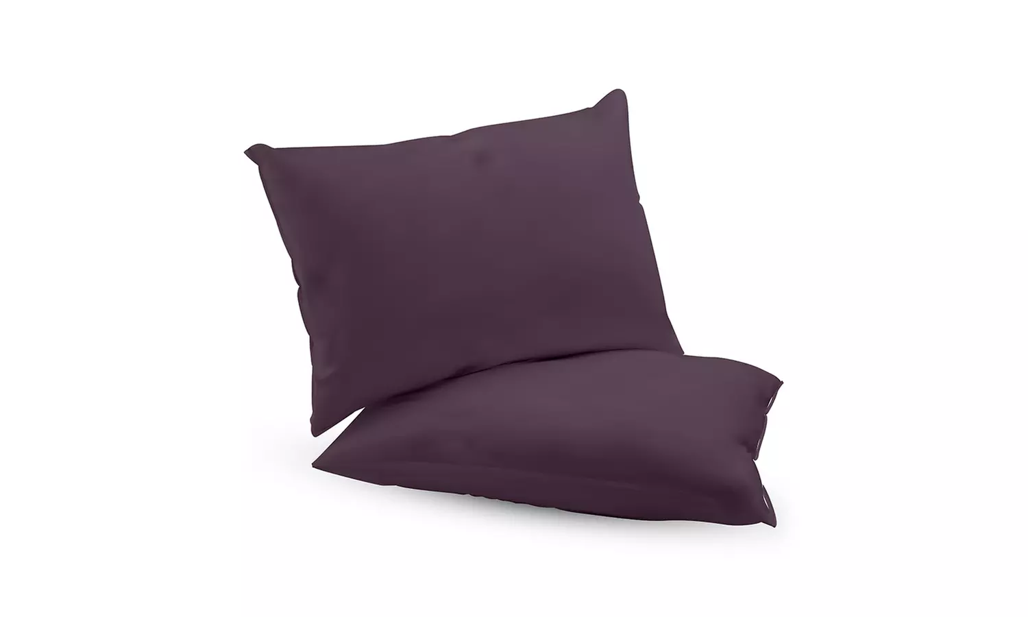 King Queen Standard Pillowcase Pillow Case Egyptian Cotton Feel 1800 Count Case