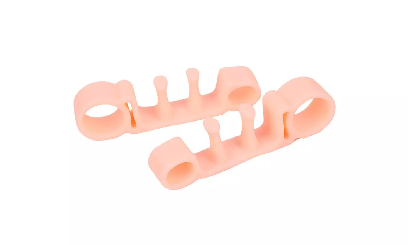 2pcs Toe Separator Stretchers Yoga Foot Gel Bunion Corrector straightener