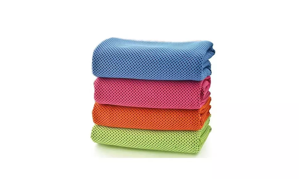 4-Pack Yoga Sport Gym Cooling Towel 40"x 12"