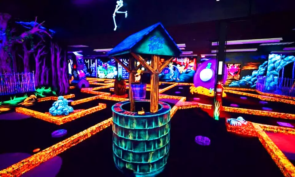 Kids Birthday Party Pack with Monster-Themed Mini Golf in Long Island