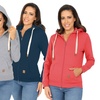 Image 1: Blu Apparel Women's Zipped Hoodie