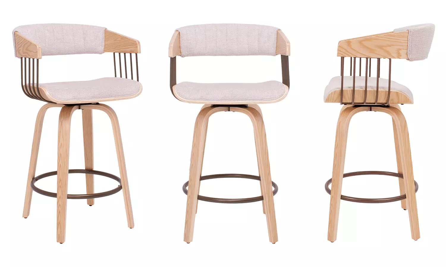 Set di 2 sgabelli da bar