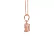 Sterling Silver Miracle Plated Round Diamond Cluster Pendant Necklace for Women - Second Medium