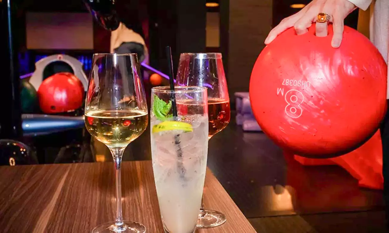 Enjoy Prime-Time Cosmic Bowling for 1 or 2-Hour w/ Shoes for 6 People