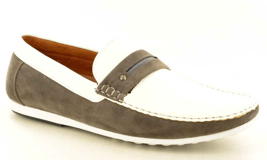 Image 21: Two-Tone Men's Loafers 