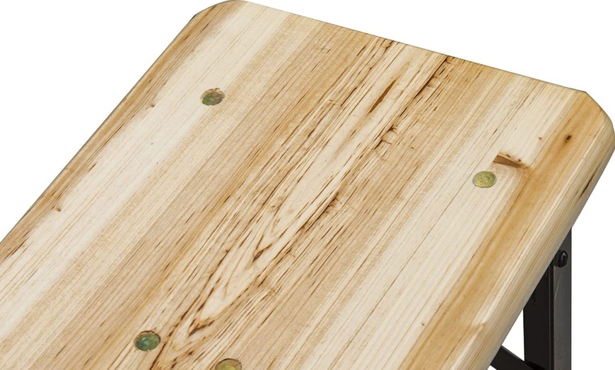 Image 27: Outsunny Outdoor Bench, Picnic, Wooden or Aluminium