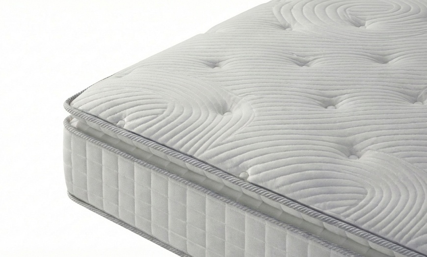 Image 3: Hybride 'Perle' matras met geïntegreerde topper van Sampur