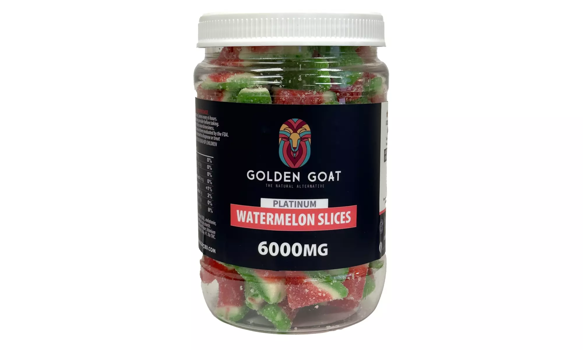 100% Organic CBD-Infused Sweet Watermelon Gummy Candy (250MG - 12000MG)