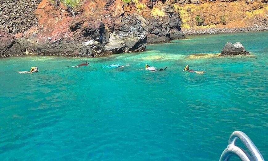 Image 4: Hawaiian Speed Boat Tour w/ Reef Snorkel, Sea Cave, Dolphins & Whales
