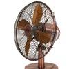 Image 3: Planet Direct 12'' Desk Fan Electric Oscillating Metal Cooling