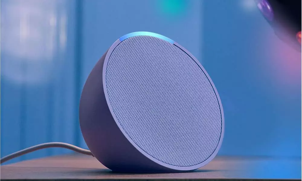 New Amazon Echo Pop Smart Speaker (2023) - Alexa Voice Control, Bluetooth