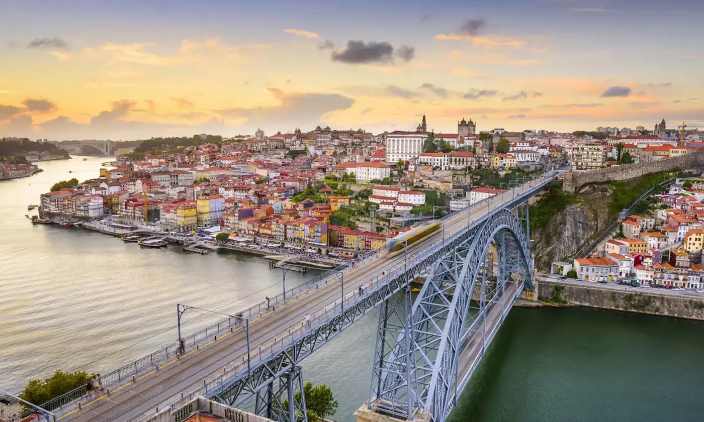 ✈ 7-Day Porto and Lisbon Vacation. Price is per Person, Based on Two Guests per Room. Buy One Voucher per Person. - Primary Image