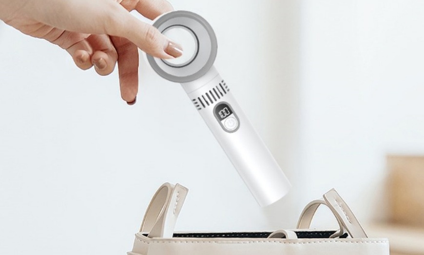 Image 5: Portable Bladeless Fan with LED Display