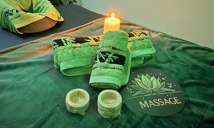 Massage complet de la tête aux pieds de 60 minutes - L'instant M