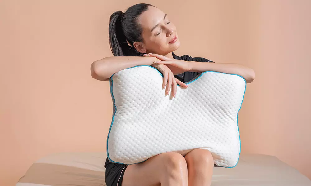 Cojín con diseño ergonómico antirronquidos