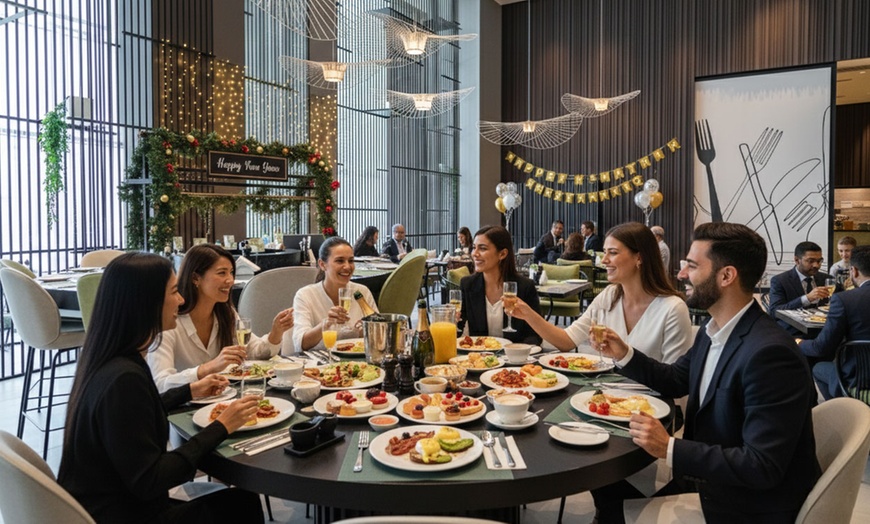 Image 2: New Year’s Eve Dinner Buffet with Soft Beverages for One, Two, or Four