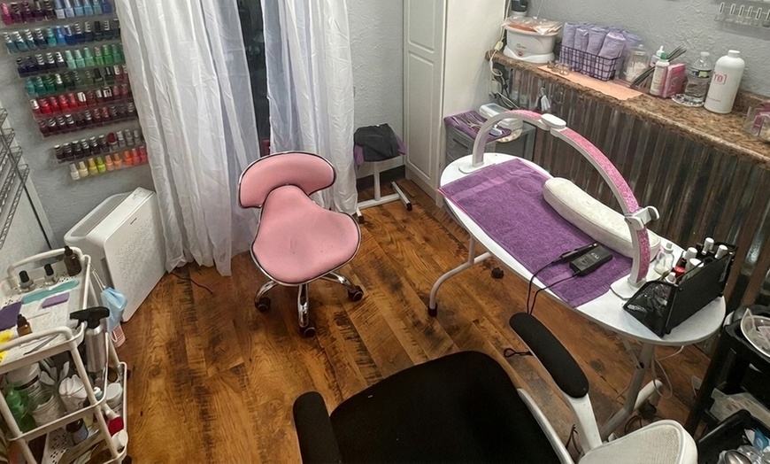 Image 2: Manicure and Pedicure Packages with Paraffin Wax and Hot Towels
