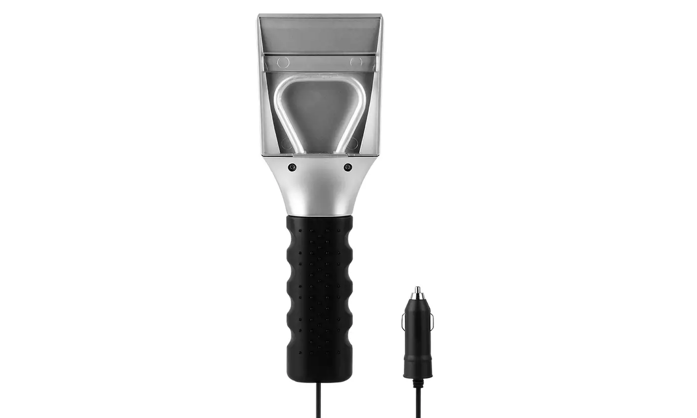 iMounTEK 12V Heated Ice Scraper with Squeegee and 14FT Cable