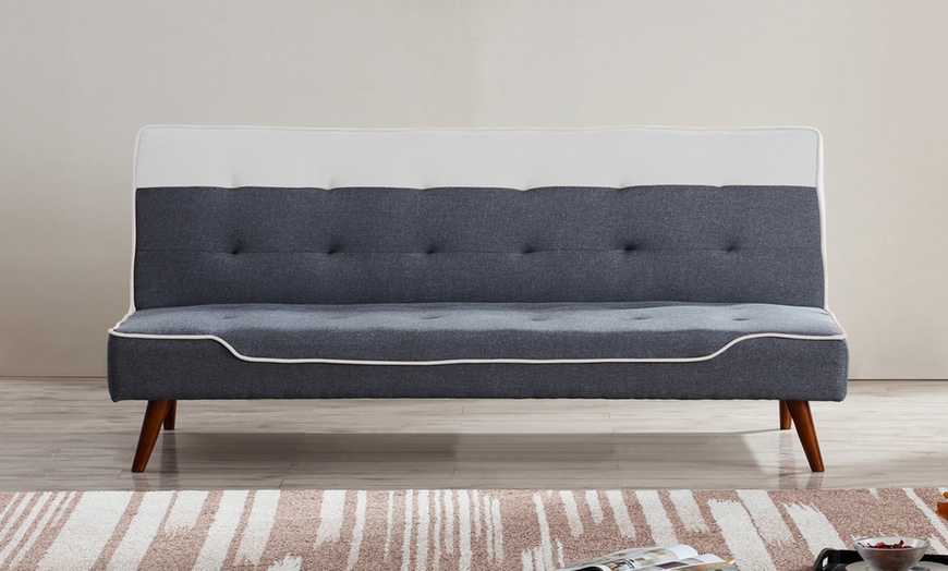 Image 6: Chicago Striped Sofa Bed