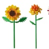Image 1: DIY Flower Bouquet Building Blocks Set