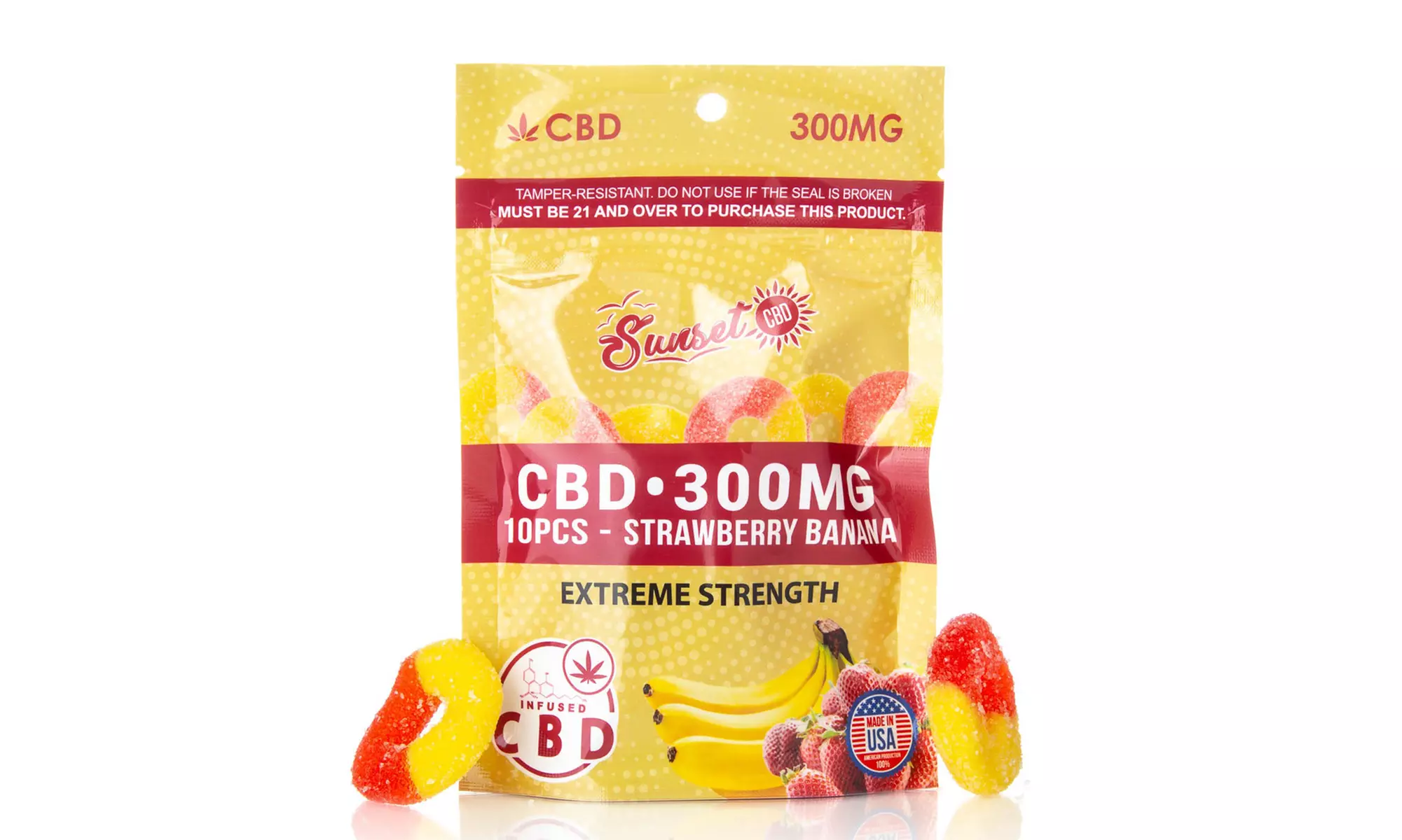 Groupon Exclusive High Potency CBD Infused Gummy Bundles (Kangaroo & Sunset)