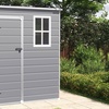 Image 1: Outdoor Garden PP Plastic Storage Shed