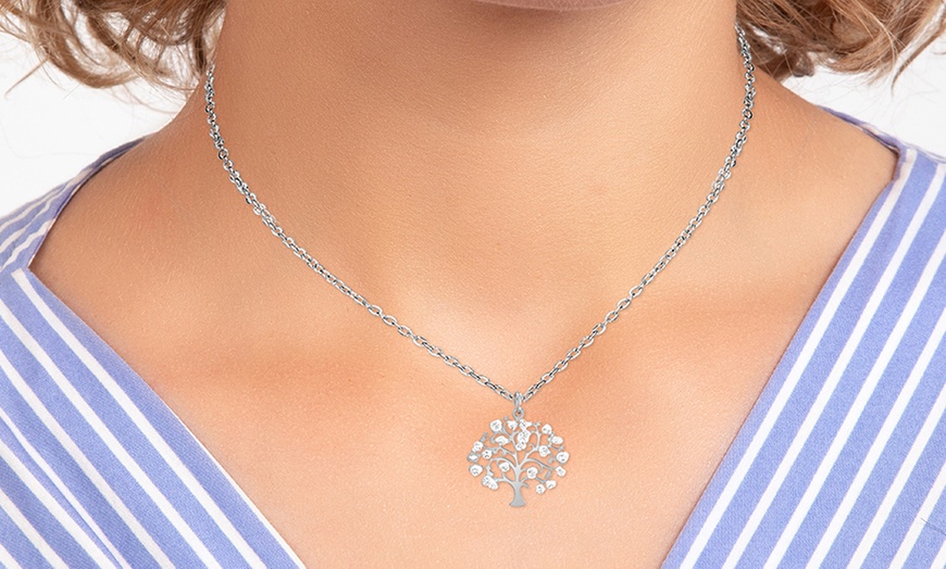 Image 5: Collar de acero inoxidable con bolsa de regalo, de SC Crystal