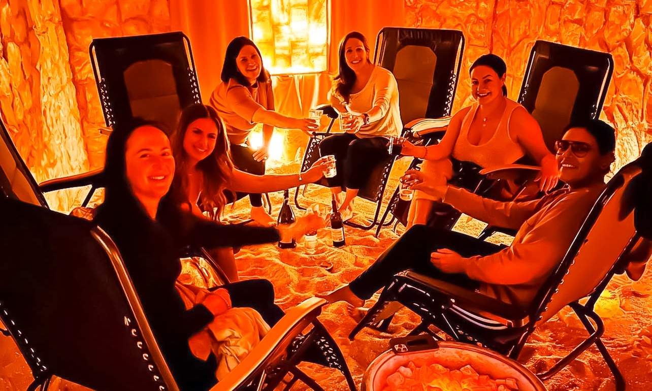 One 45-Minute Halotherapy Salt Cave Session for 1, 2, 4, or 6 People