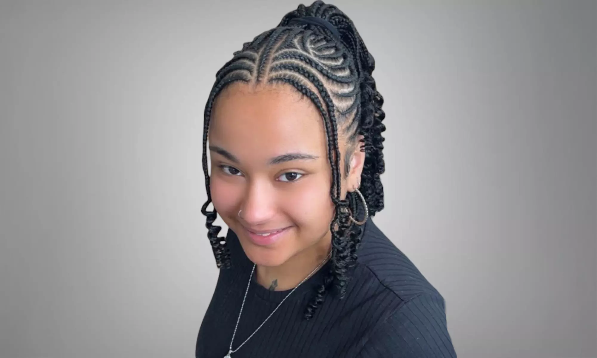 Transform Your Look With Knotless Or Box Braids — Options Available For Kids, Medium, And Large Sizes - Primary Image