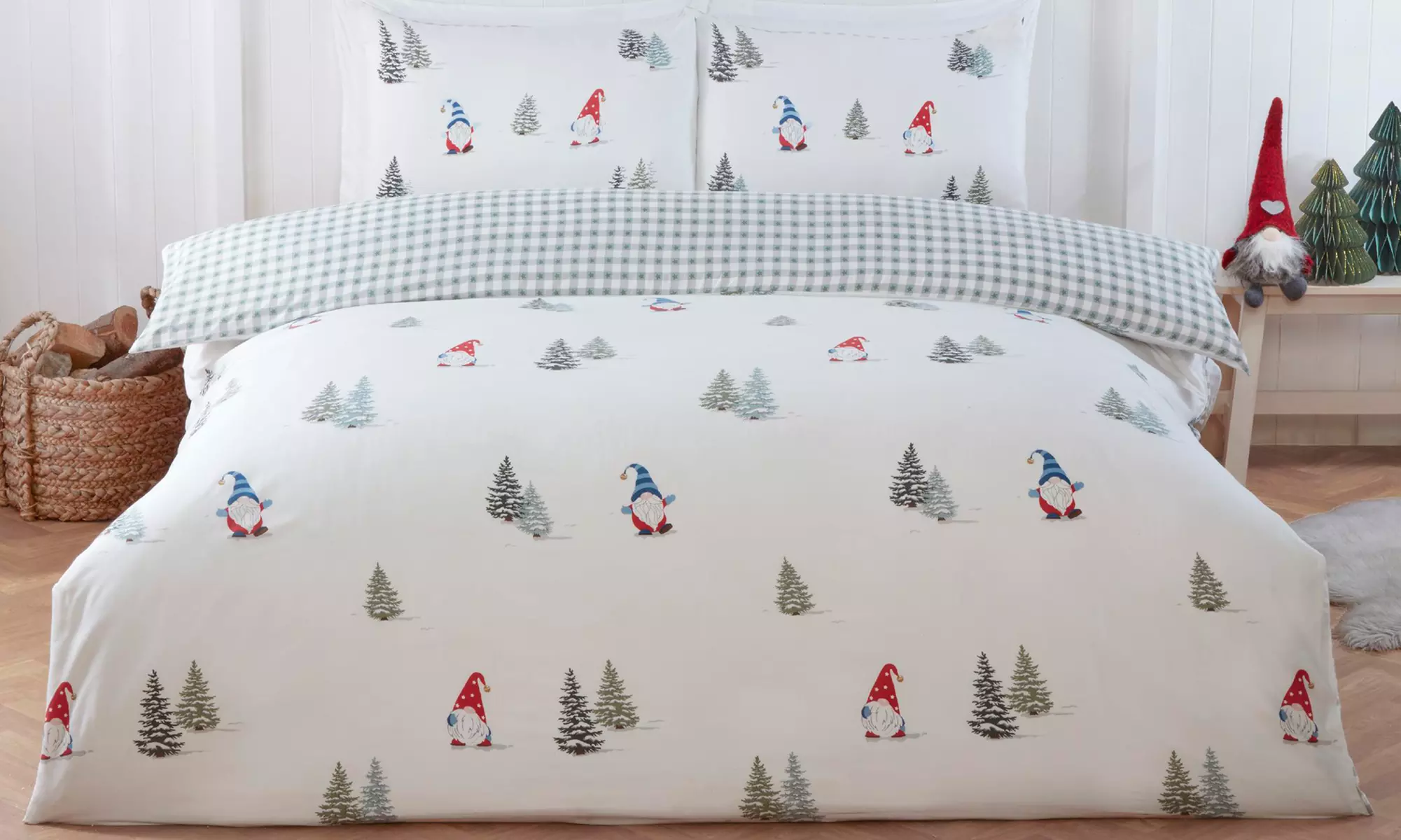 Winter Gonks Reversible Duvet Set - Primary Image