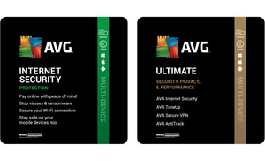 AVG Internet Security or Ultimate 2025 10 Devices for 2 or 3 Years