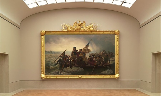 The grand hall of the Metropolitan Museum of Art.