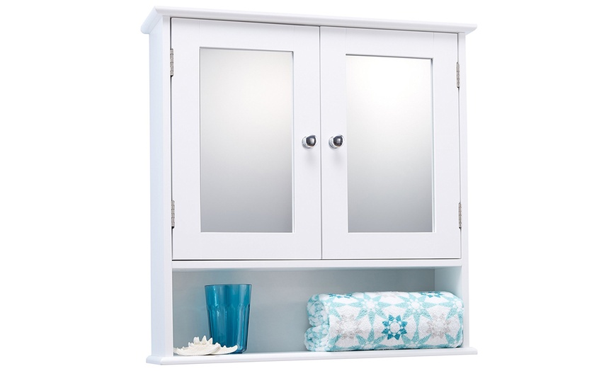 Image 3: Double-Door Bathroom Cabinet