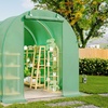 Image 1: Outdoor Walk-in Tunnel Steel Greenhouse with PE Cover