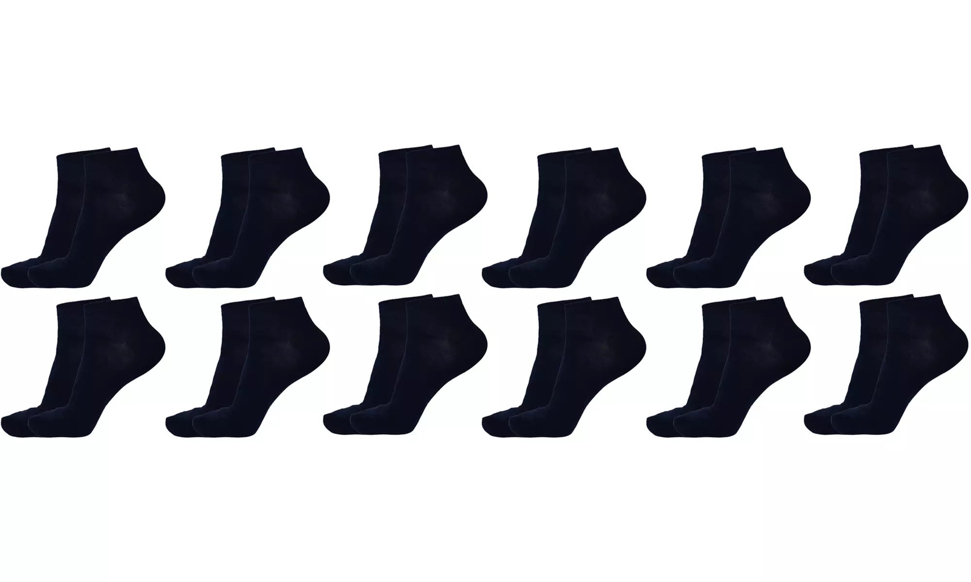 6, 12 o 24 calzini corti alla caviglia El Charro