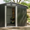 Image 35: Large Metal Garden Tool Storage Shed in 6 Styles