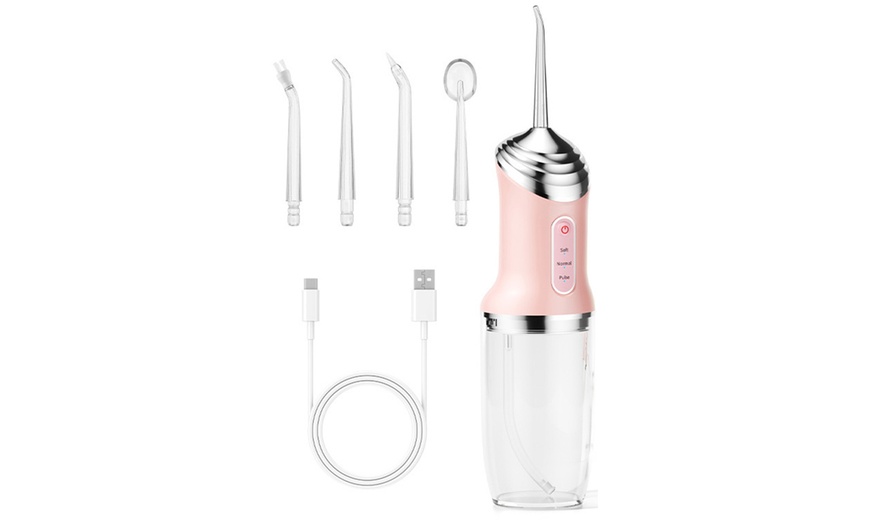 Image 14: Three Modes Electric Cordless Water Flosser for Teeth
