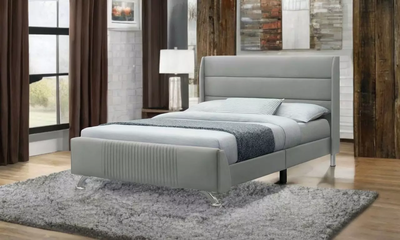 Neptune Upholstered Bed Frame with Optional Pocket Sprung Mattress