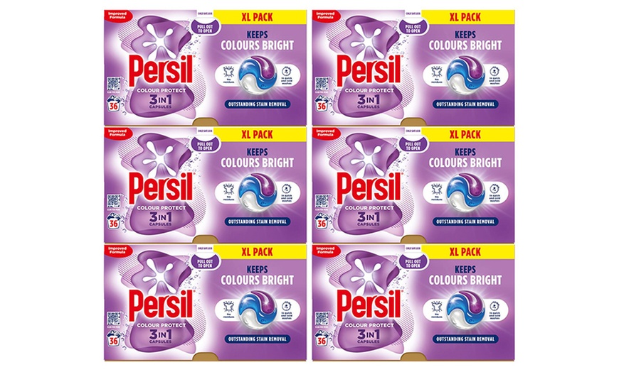 Image 9: Three or Six Packs of Persil XL 3 in 1 Washing Capsules 