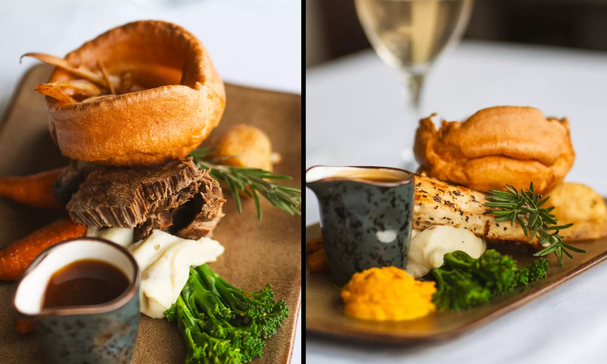 Premium Sunday Roast with Side & Wine, Beer or Soft Drink
