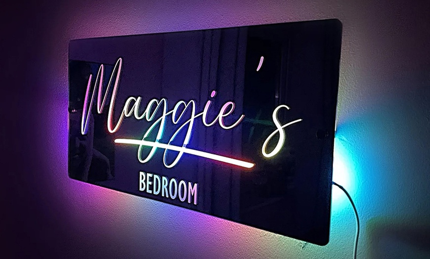 Image 8: Personalized Mirror Sign